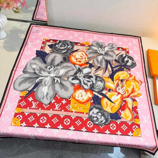 LV Single-Sided Silk Scarf-011