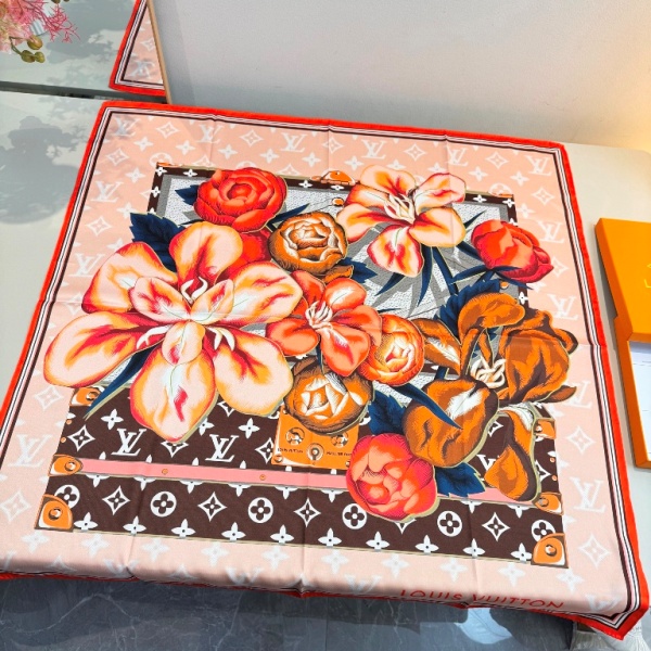 LV Single-Sided Silk Scarf-008