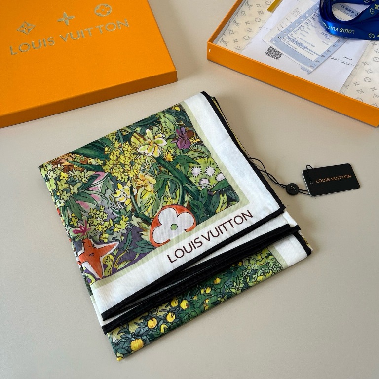 LV Single-Sided Silk Scarf-003