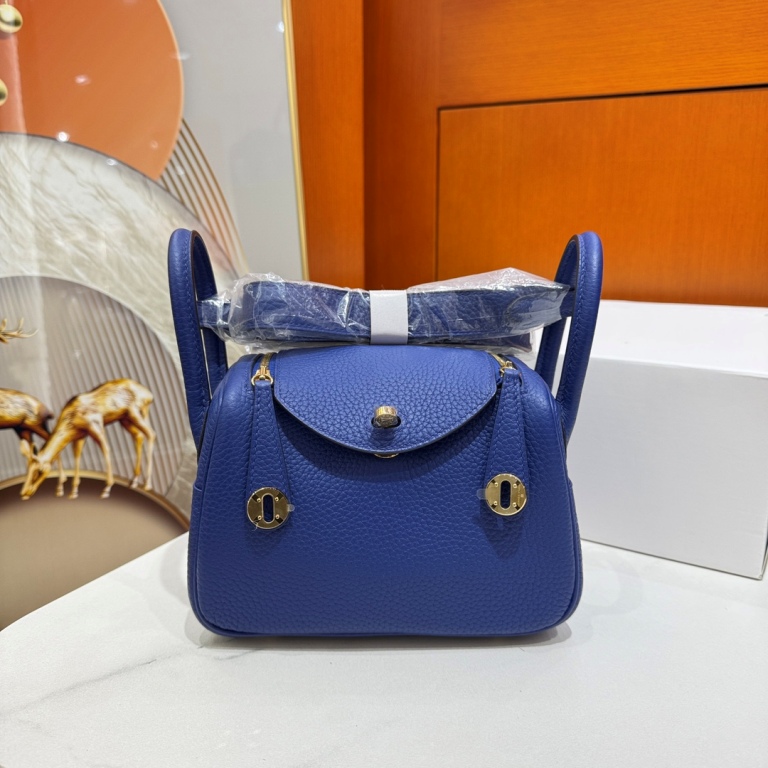 Lindy Mini 19cm-Clemence Leather(Electric Blue)-012