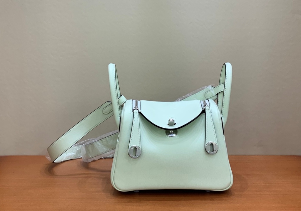 Lindy Mini 19cm-Swift Leather(Vert Fizz)-002