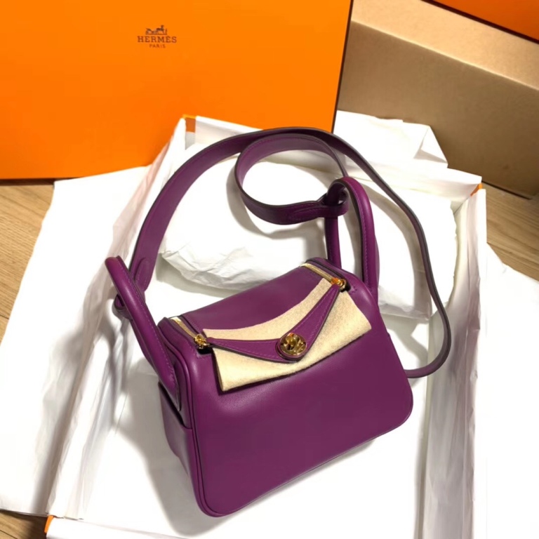 Lindy Mini 19cm-Swift Leather(anemone purple)-003