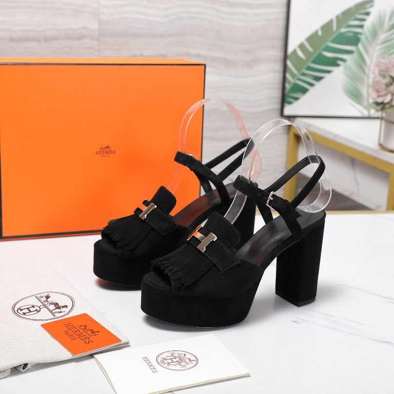 Hermes Heeled Sandals(w)-022