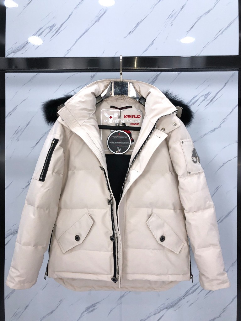 MK Original Shearling Trim Jacket（off-white)-A3