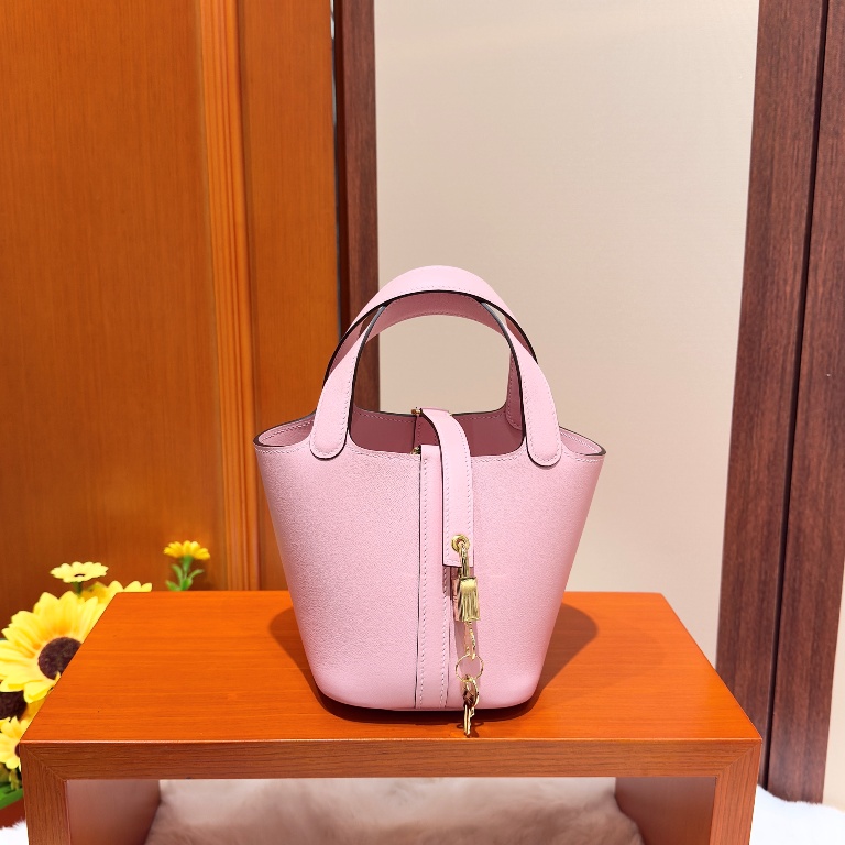 Picotin Lock Mini 14-Swift Leather(3Q Rose Sakura)-005