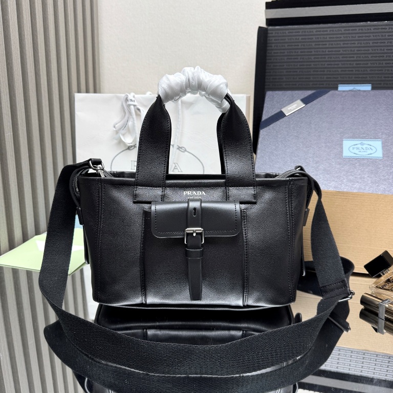 Prada Route Leather Bag|28cm-001