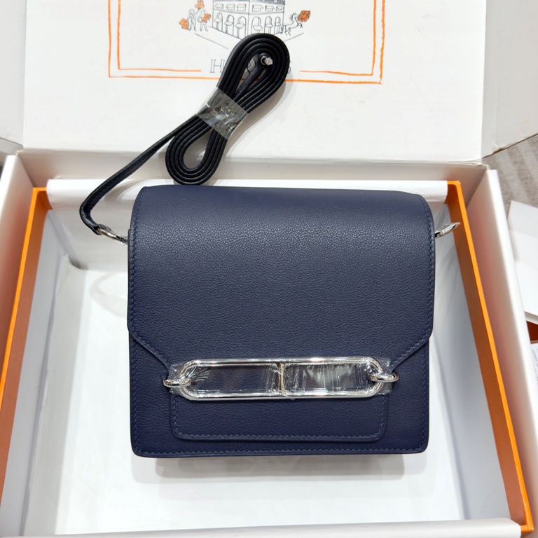 Roulis 19cm-Evercolor Leather(73 blue saphir)-005