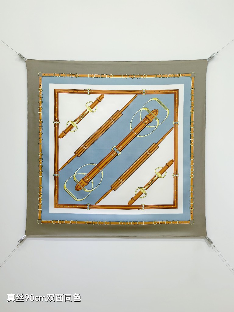 Gucci Double-Sided Silk Scarf-103