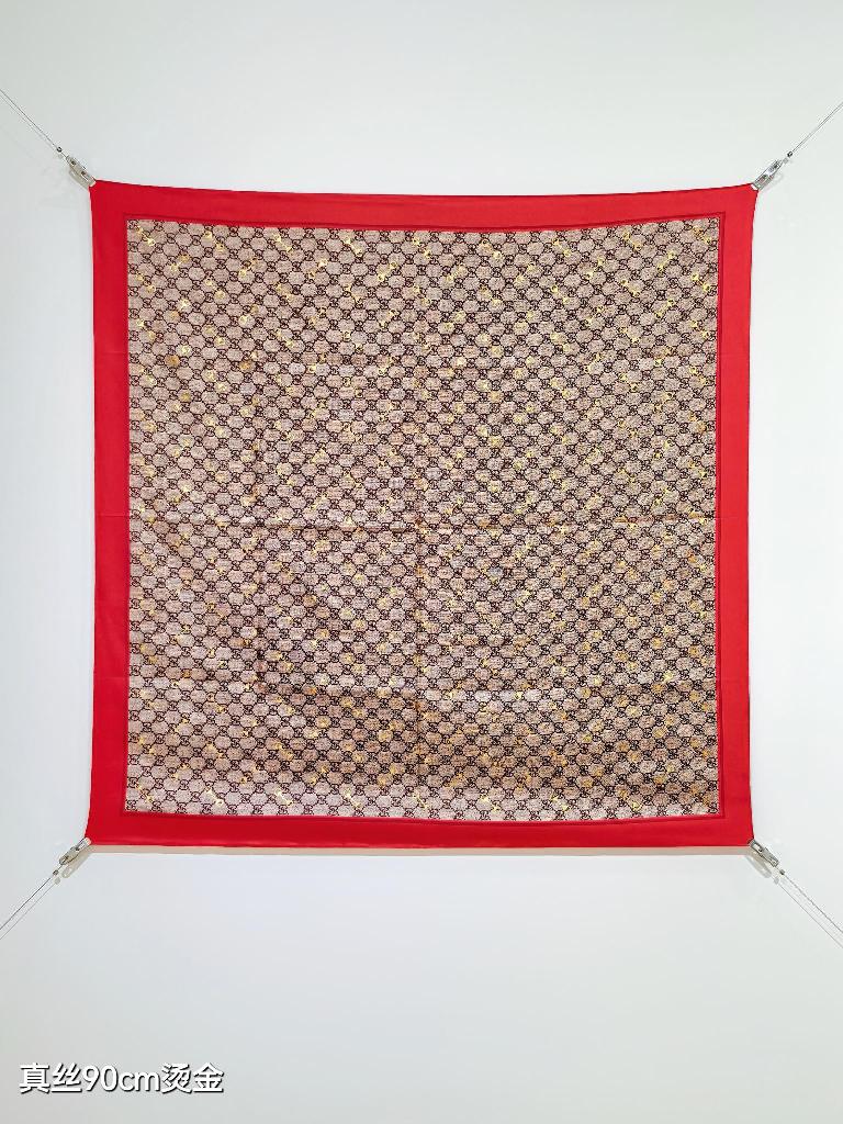 Gucci Double-Sided Silk Scarf-080
