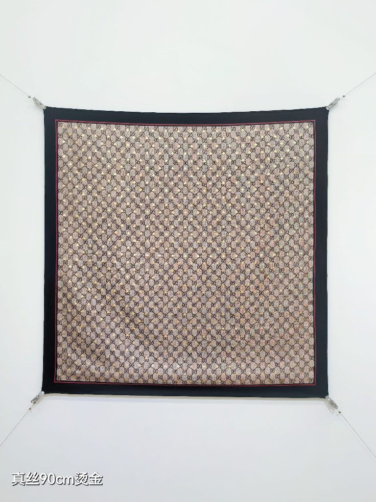 Gucci Double-Sided Silk Scarf-030