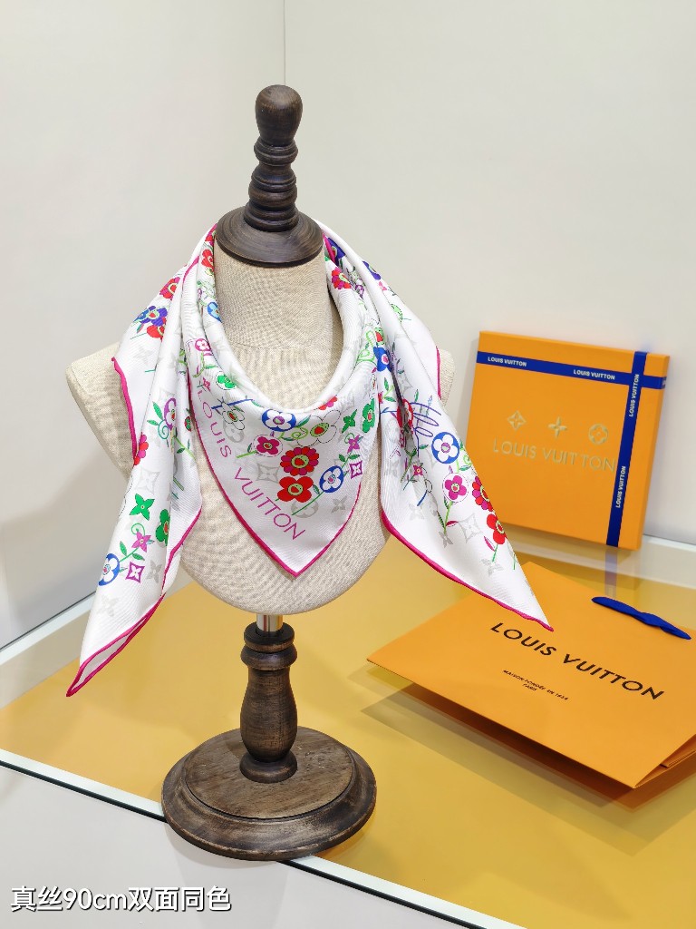 LV Double-Sided Silk Scarf-207
