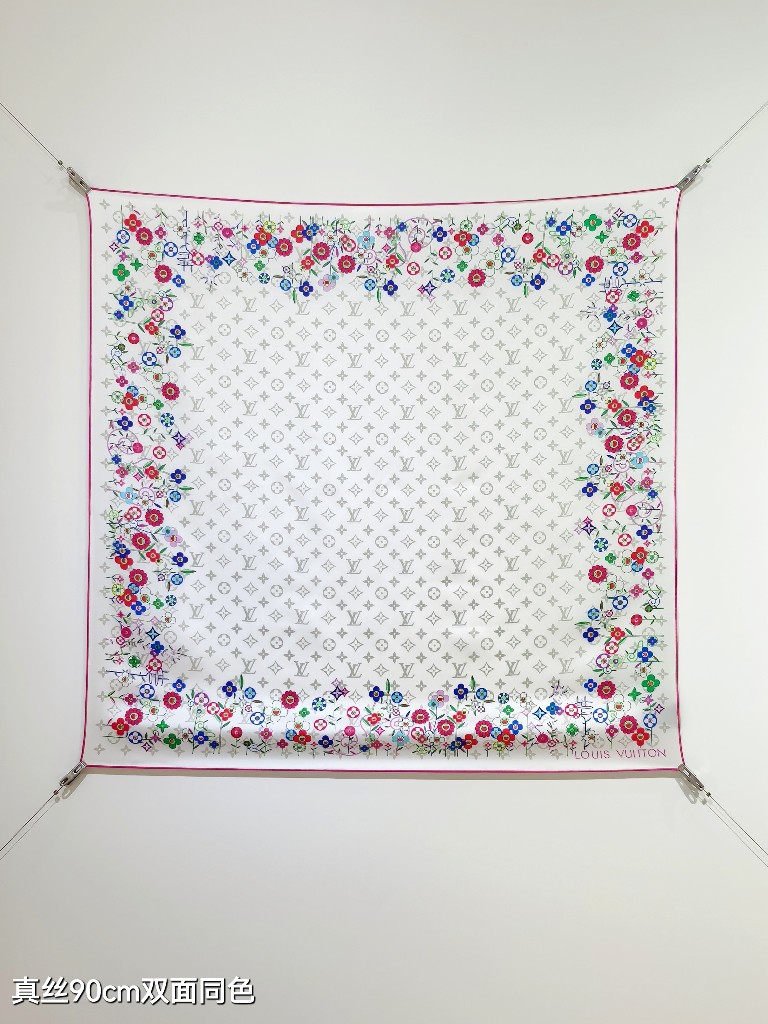 LV Double-Sided Silk Scarf-206