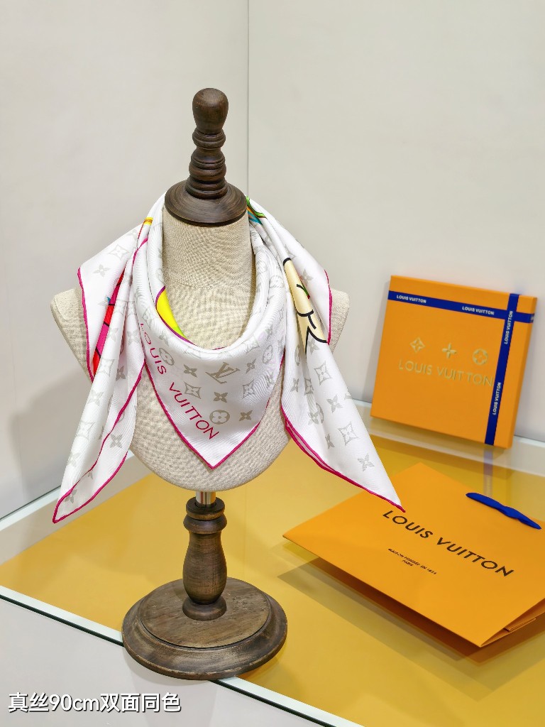 LV Double-Sided Silk Scarf-204