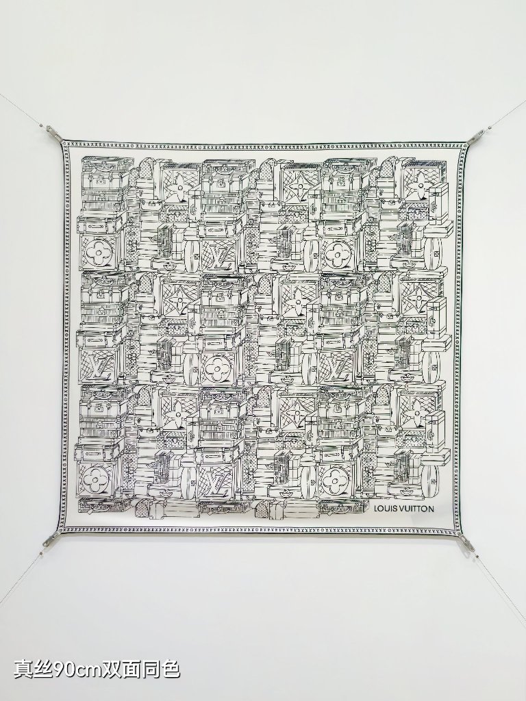 LV Double-Sided Silk Scarf-196