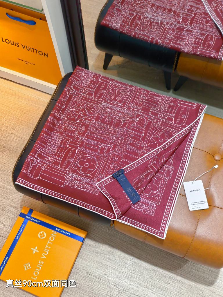 LV Double-Sided Silk Scarf-191