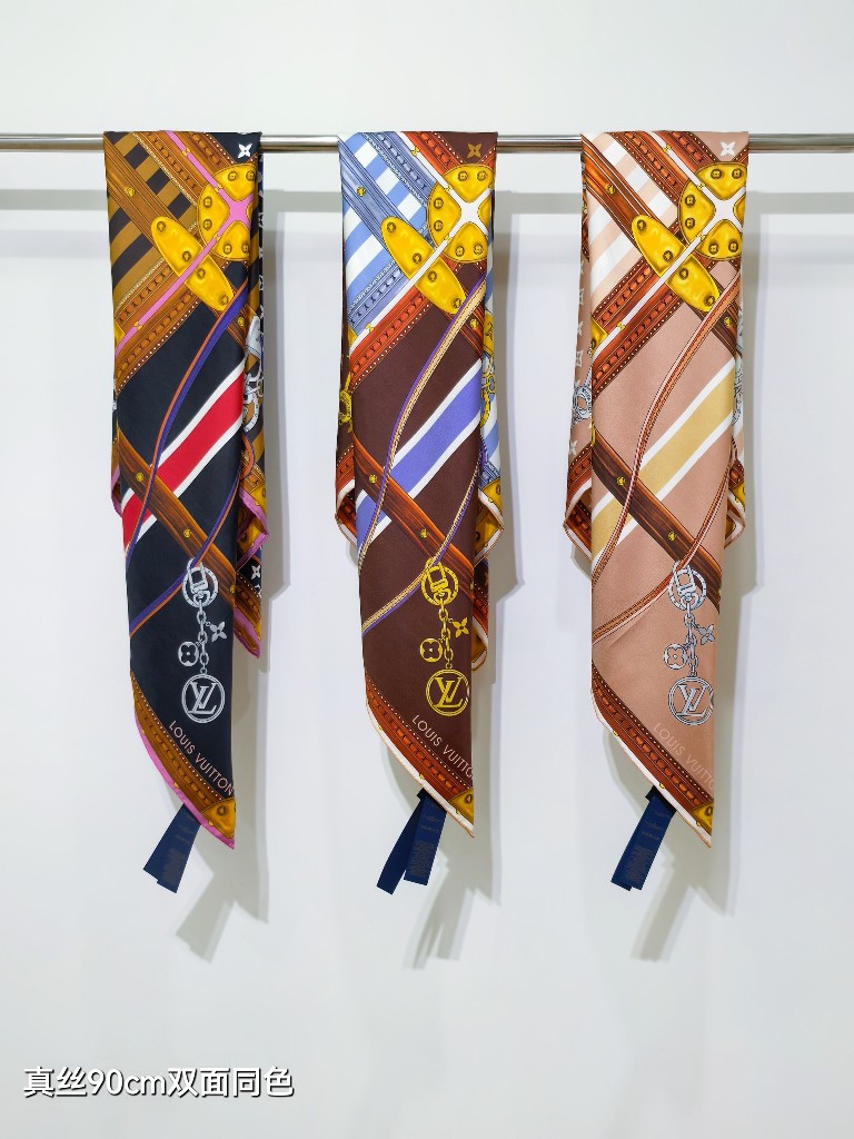 LV Double-Sided Silk Scarf-189