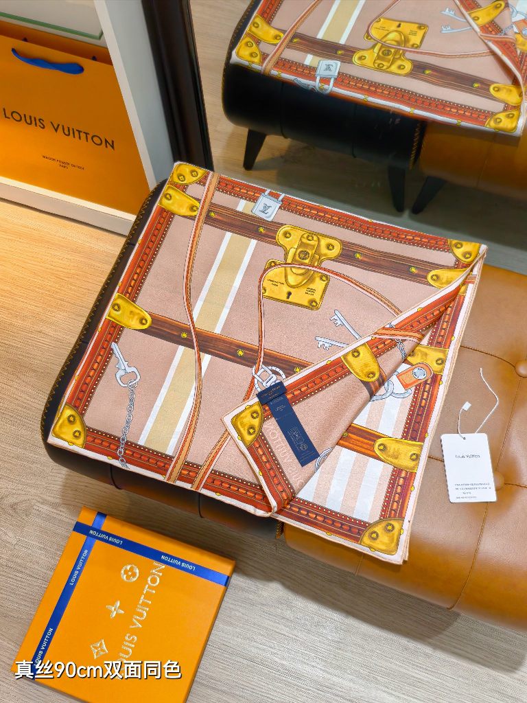 LV Double-Sided Silk Scarf-188