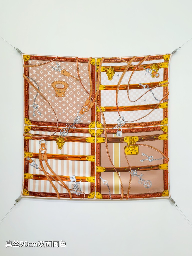 LV Double-Sided Silk Scarf-187
