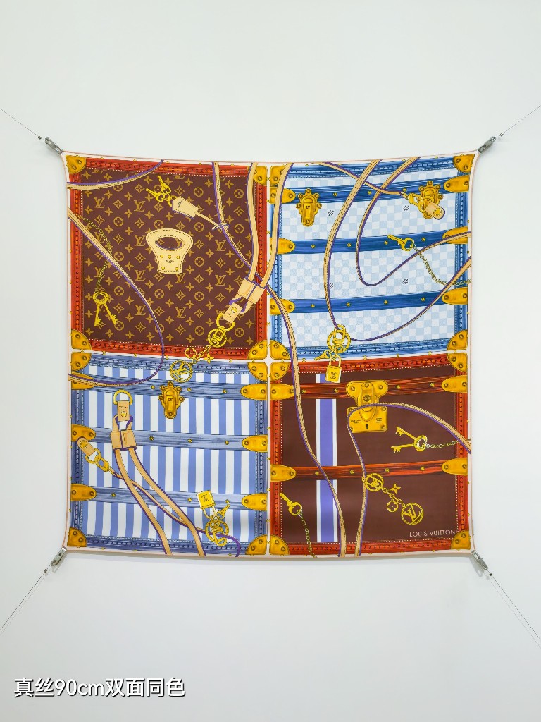LV Double-Sided Silk Scarf-183