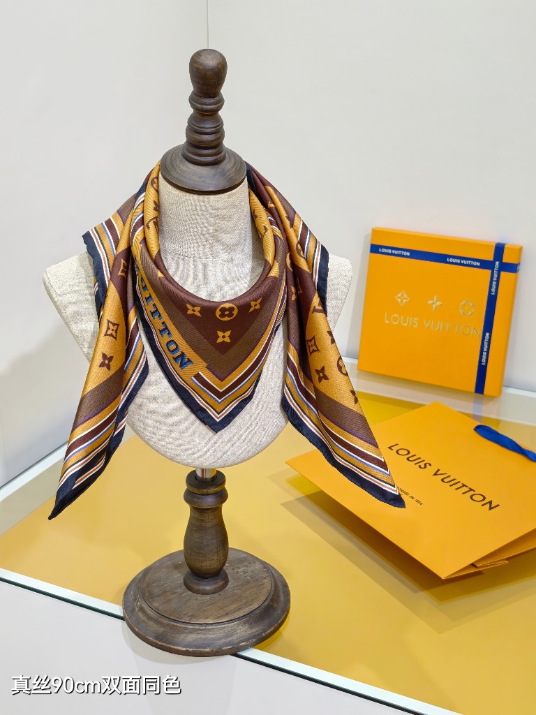 LV Double-Sided Silk Scarf-179