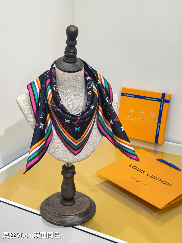 LV Double-Sided Silk Scarf-169