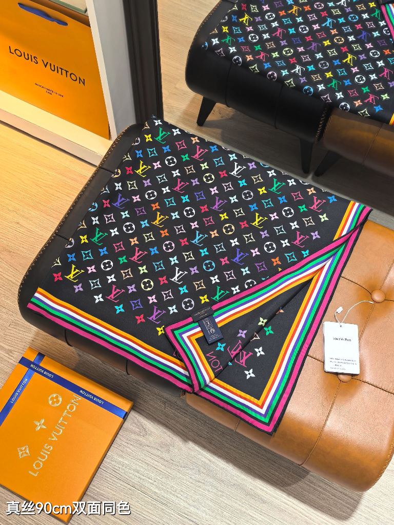 LV Double-Sided Silk Scarf-168