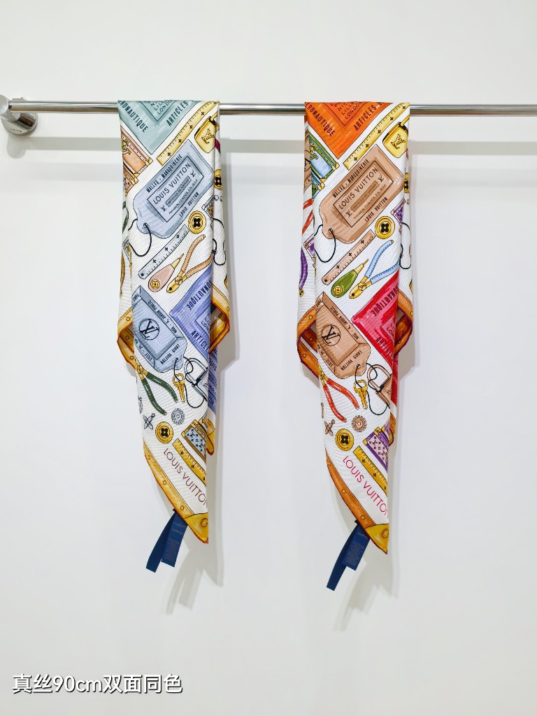 LV Double-Sided Silk Scarf-166