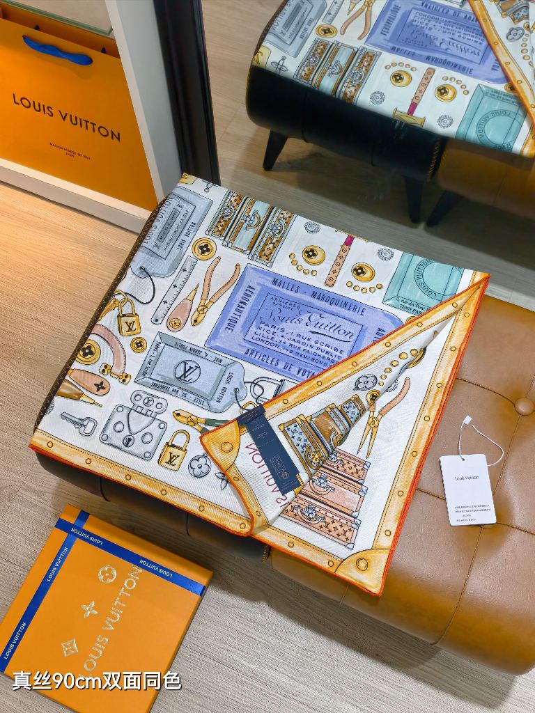 LV Double-Sided Silk Scarf-164