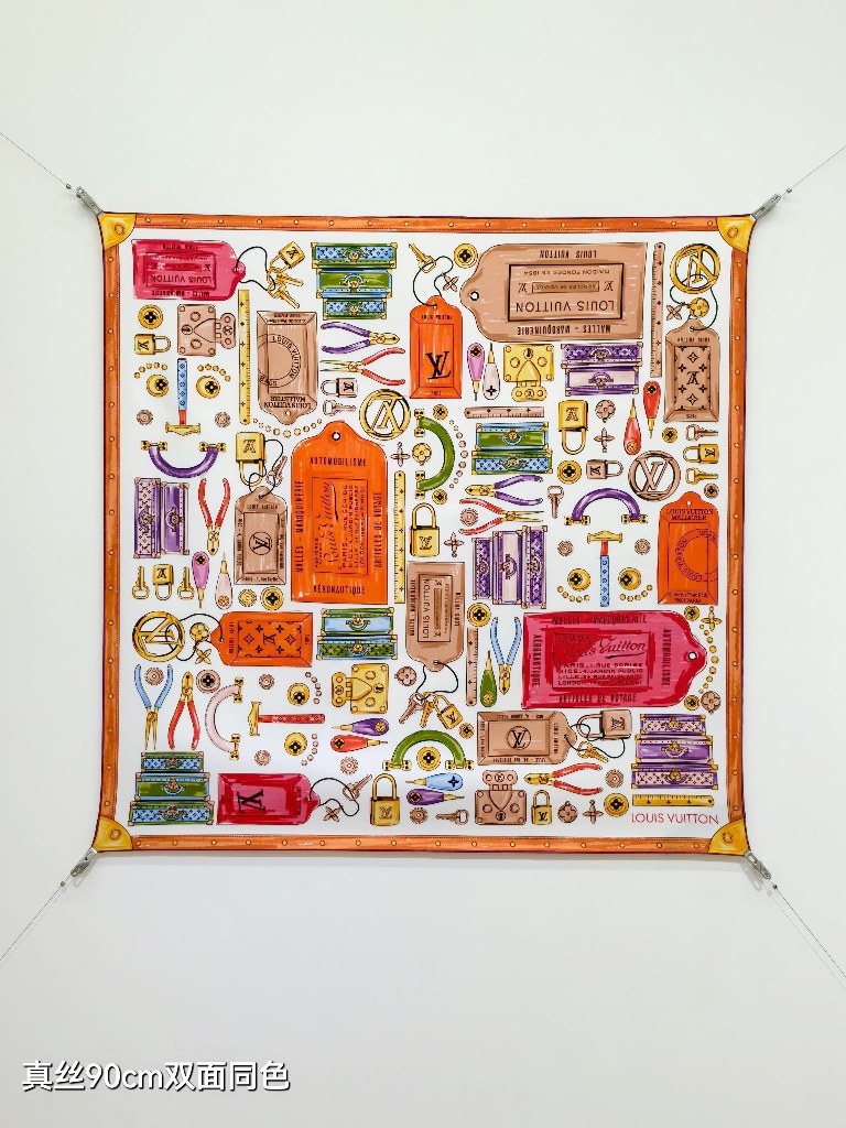 LV Double-Sided Silk Scarf-160