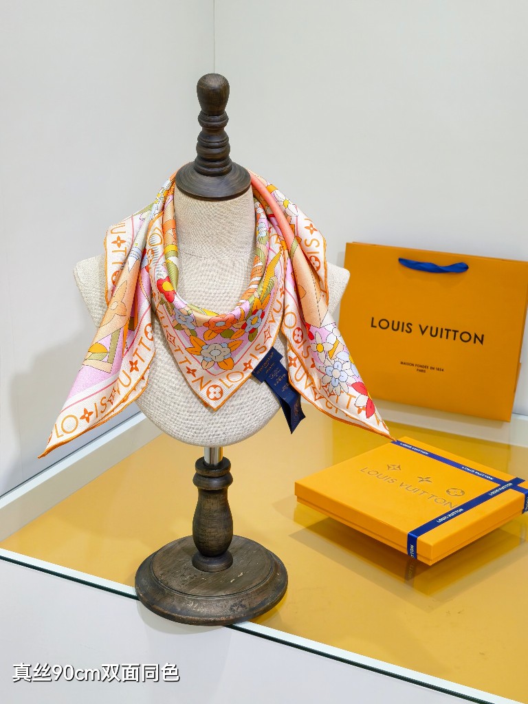 LV Double-Sided Silk Scarf-159