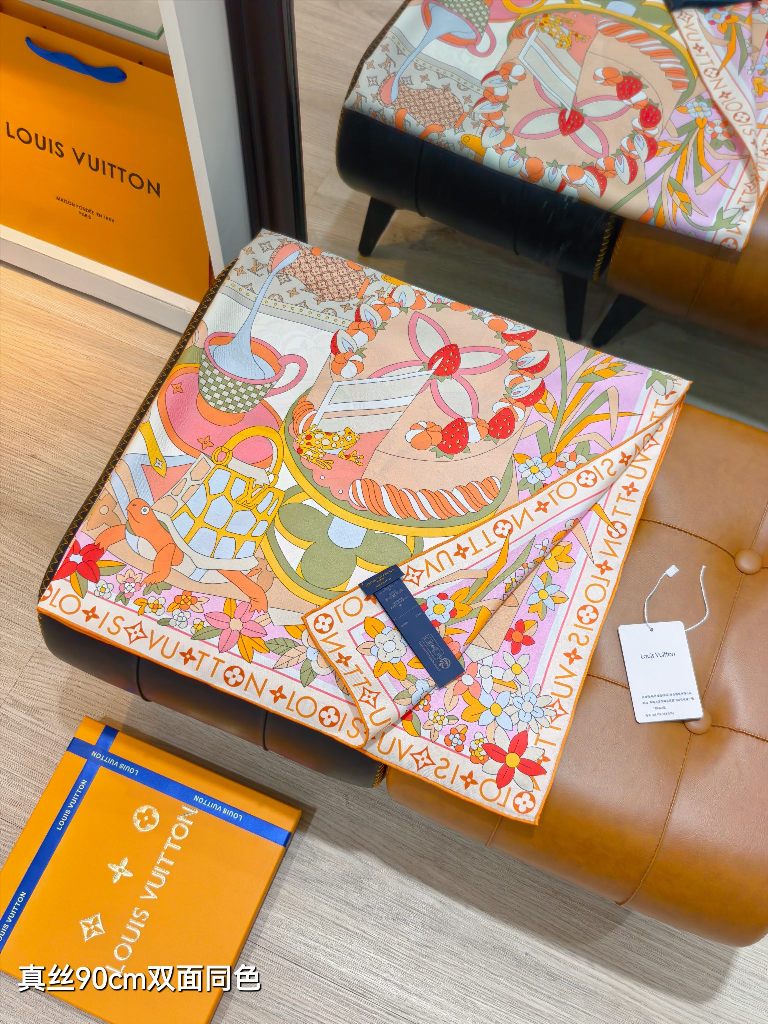 LV Double-Sided Silk Scarf-158