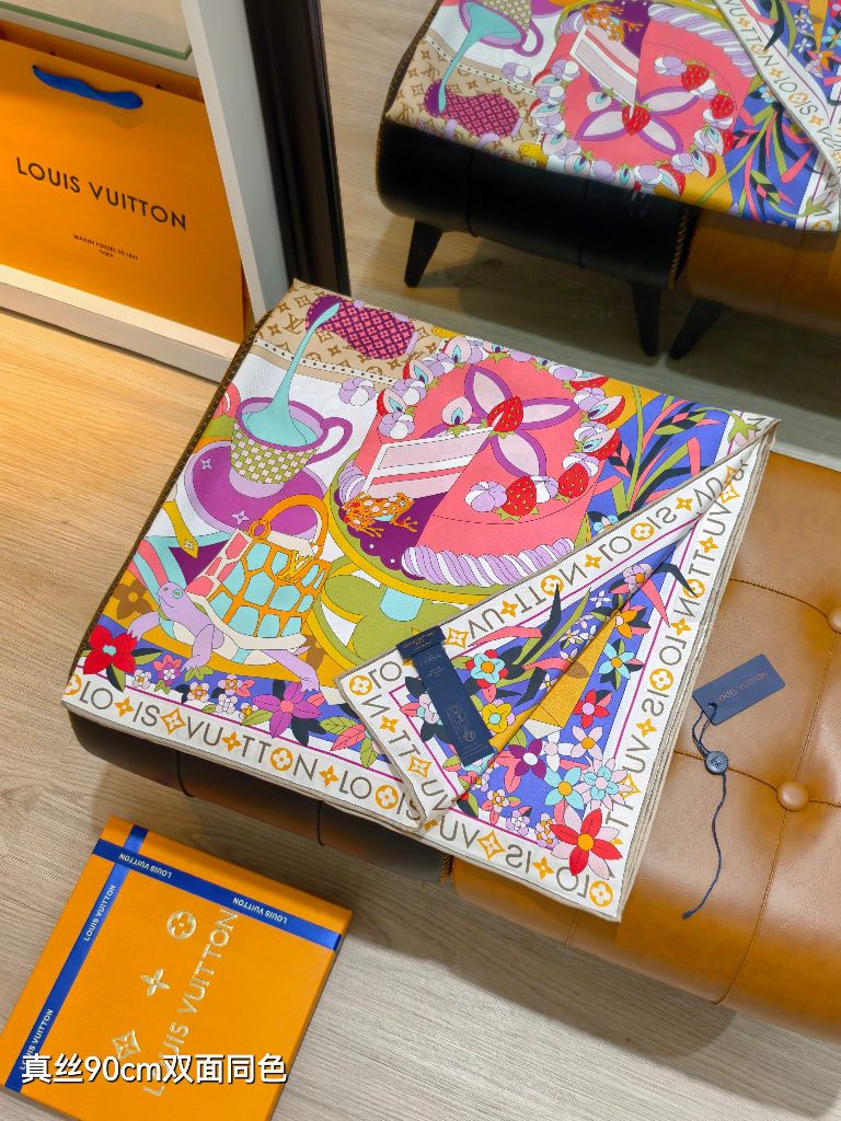 LV Double-Sided Silk Scarf-152