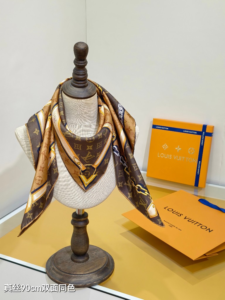 LV Double-Sided Silk Scarf-147