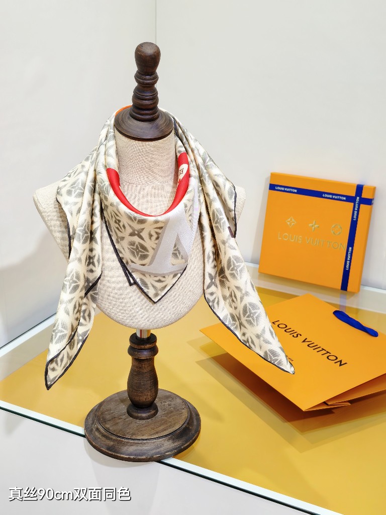 LV Double-Sided Silk Scarf-145