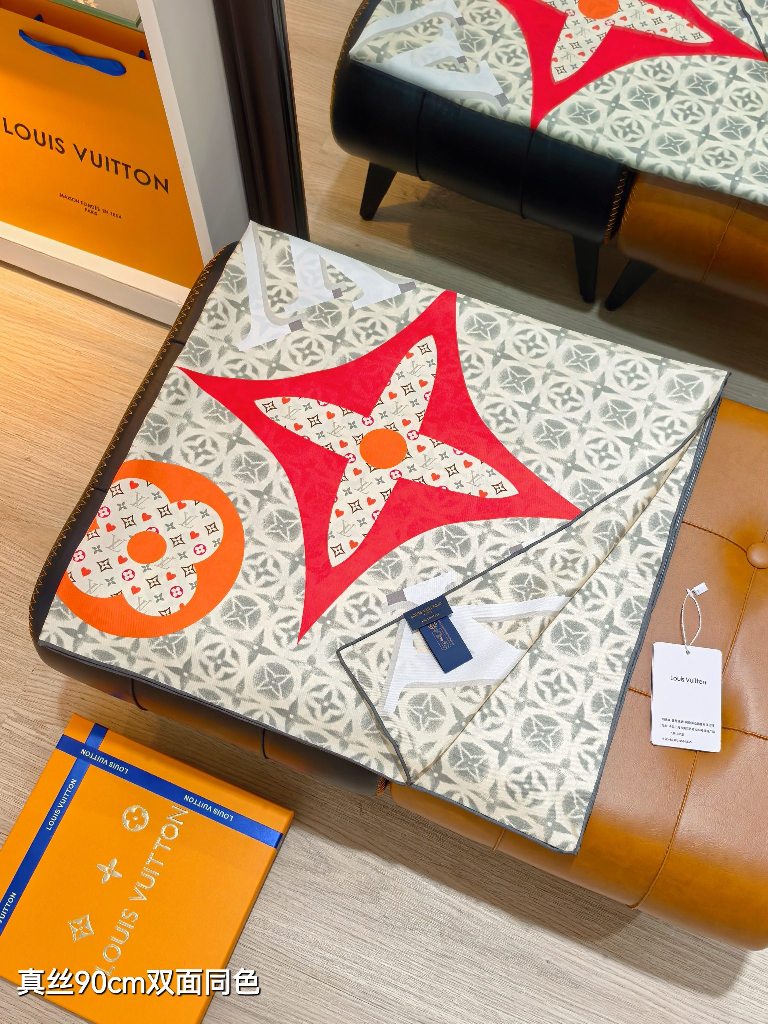 LV Double-Sided Silk Scarf-144