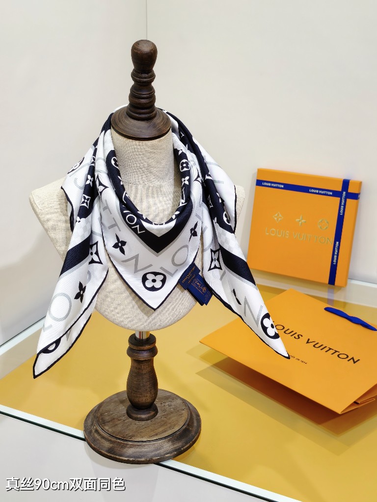 LV Double-Sided Silk Scarf-138