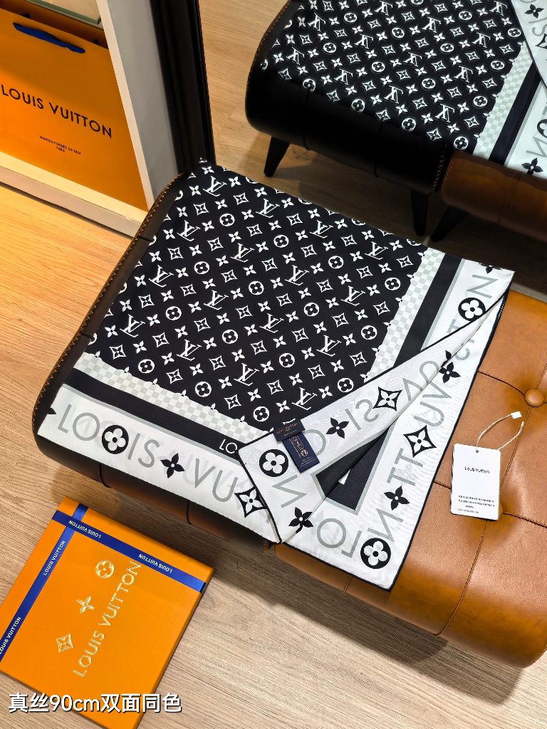LV Double-Sided Silk Scarf-137