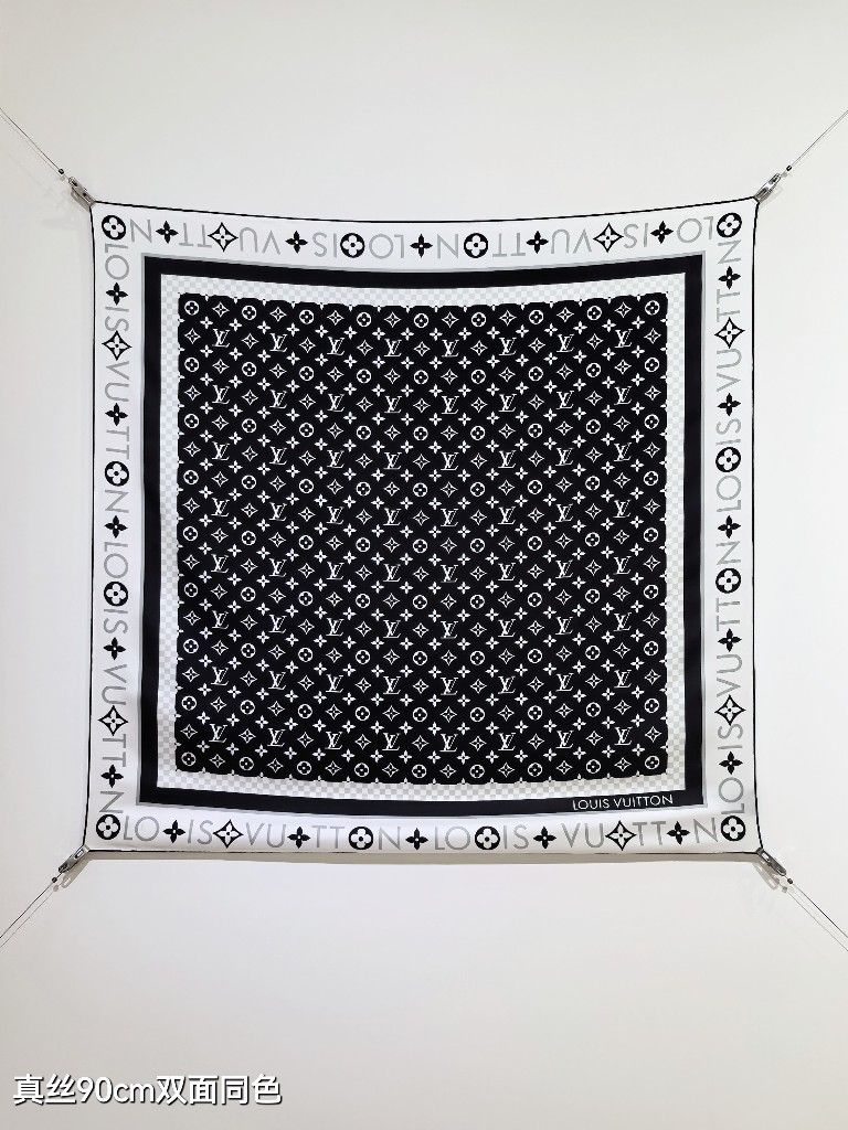 LV Double-Sided Silk Scarf-136