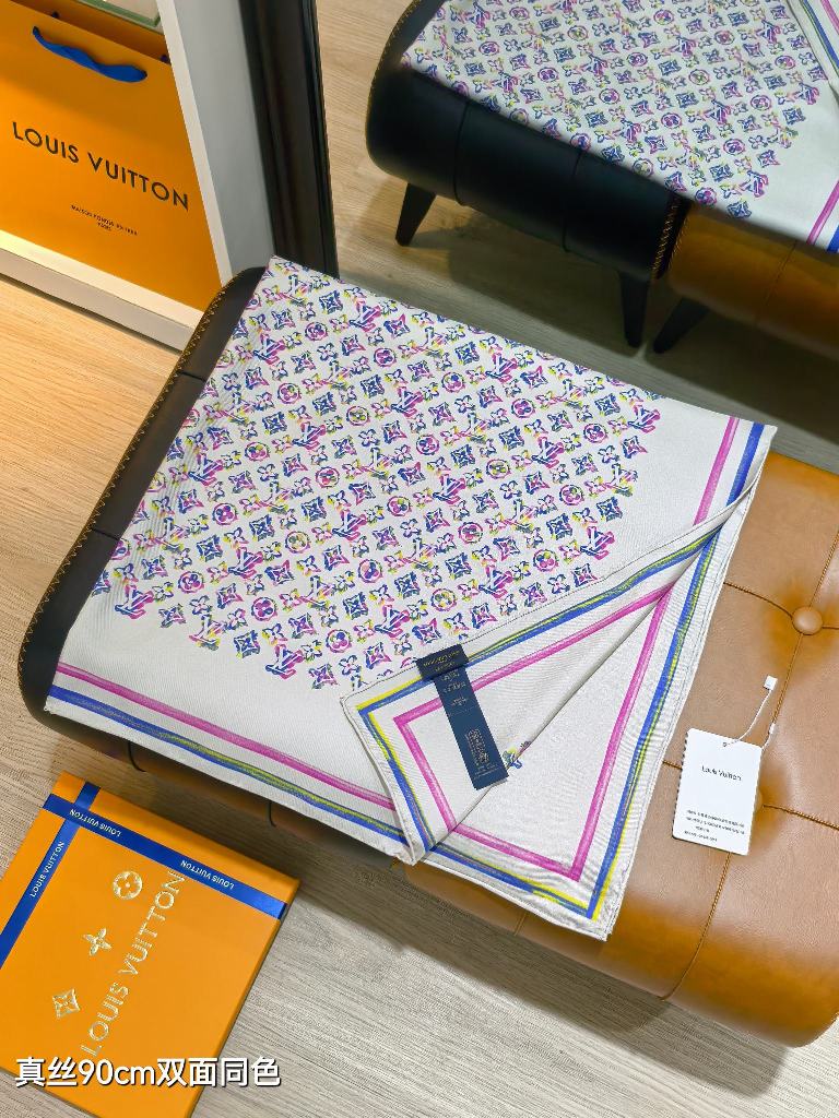 LV Double-Sided Silk Scarf-134