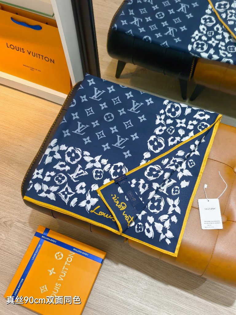 LV Double-Sided Silk Scarf-131