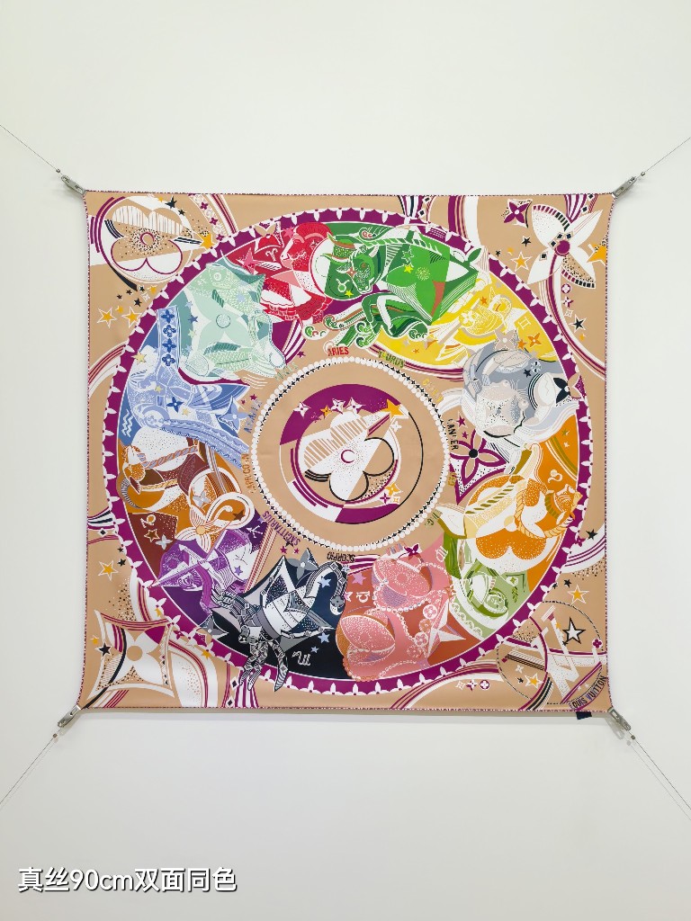 LV Double-Sided Silk Scarf-125