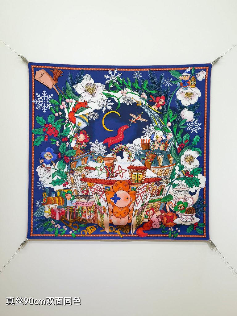 LV Double-Sided Silk Scarf-123