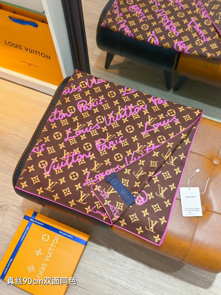 LV Double-Sided Silk Scarf-121
