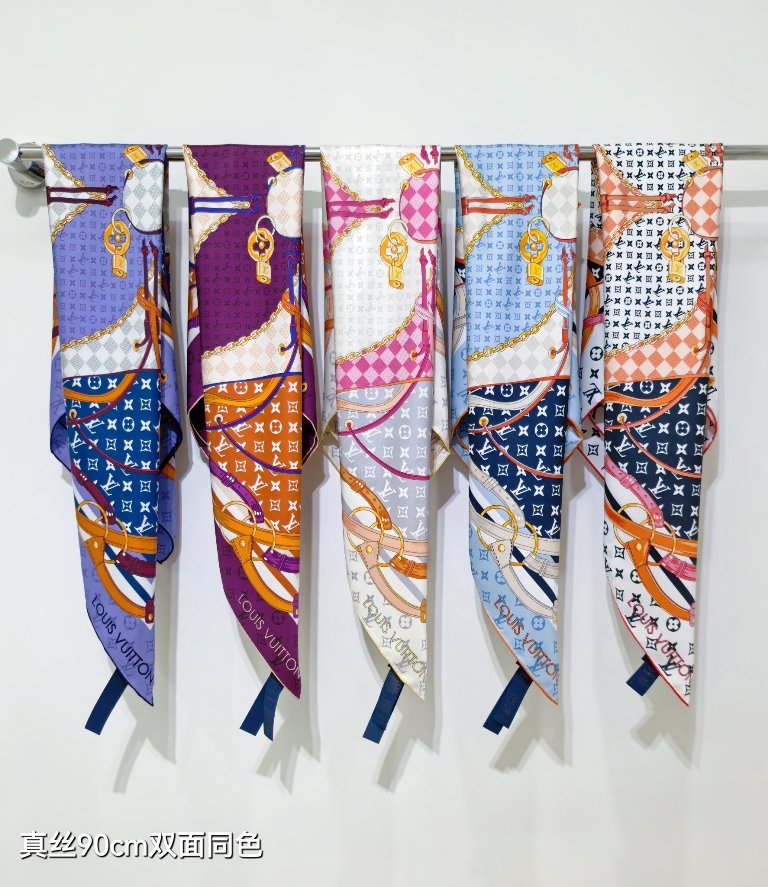 LV Double-Sided Silk Scarf-115