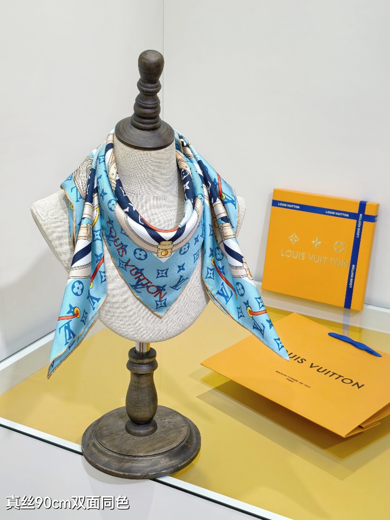LV Double-Sided Silk Scarf-114