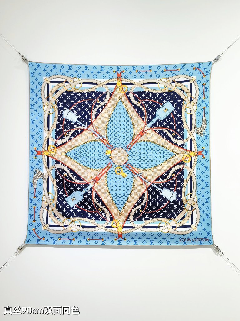 LV Double-Sided Silk Scarf-112