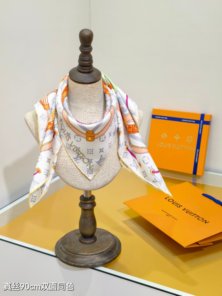LV Double-Sided Silk Scarf-111