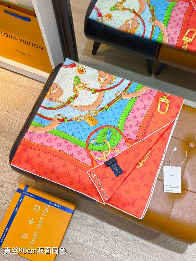 LV Double-Sided Silk Scarf-098