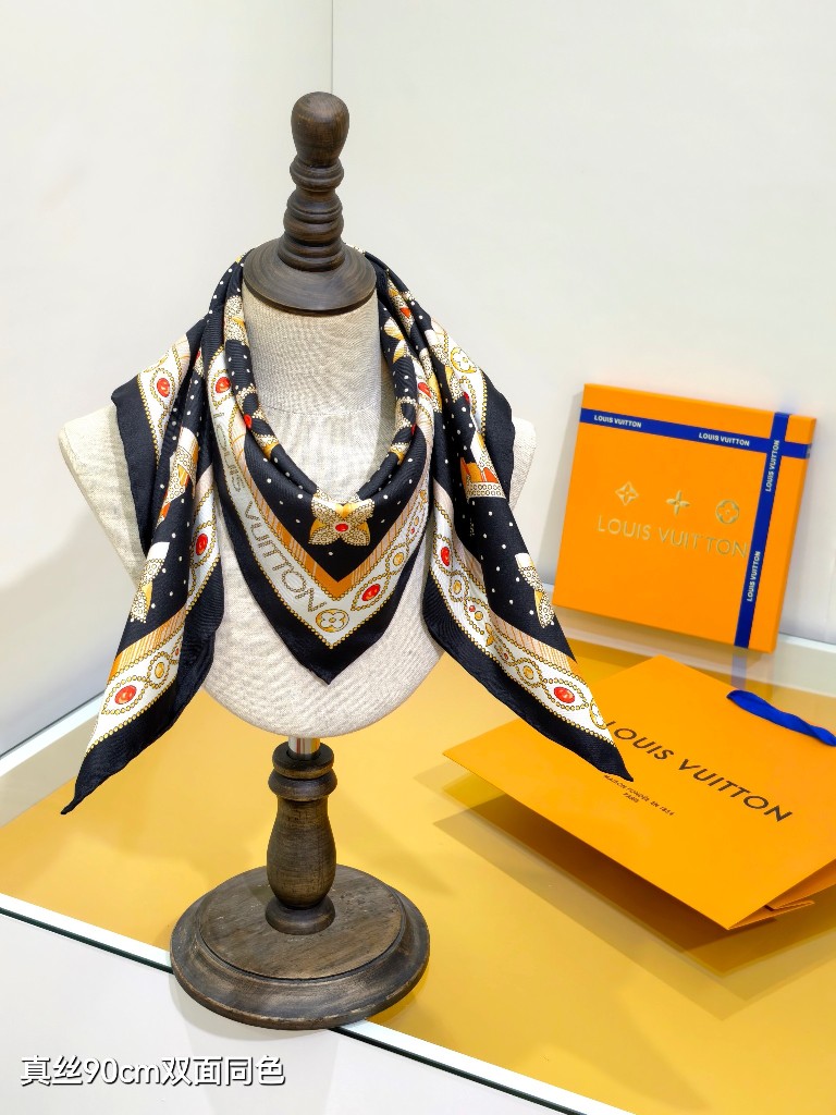 LV Double-Sided Silk Scarf-092