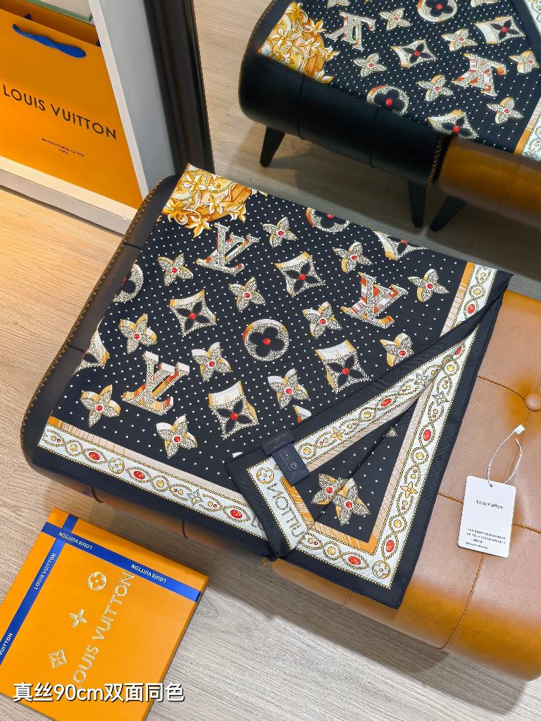 LV Double-Sided Silk Scarf-091